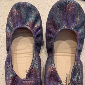 Limited edition Peacock Storehouse Flats